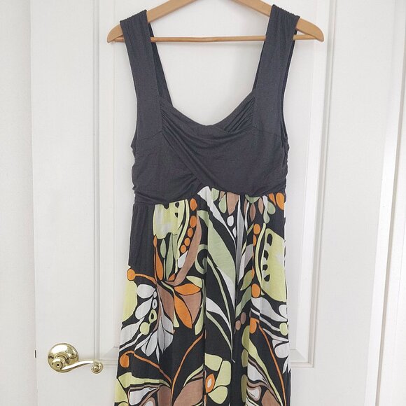 Anthropologie Floral Knit Summer Dress, Knee Length, Size M - Picture 1 of 5
